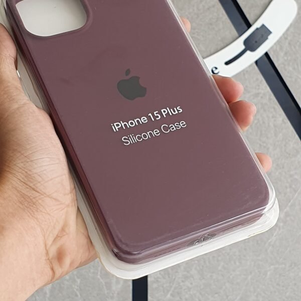 iPhone 15 Plus Maroon Colour Case